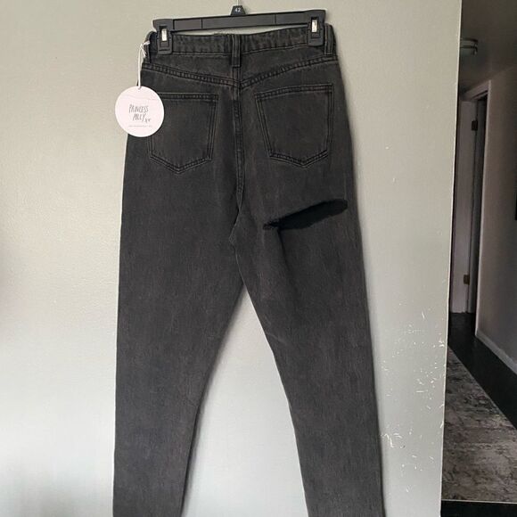 NWT Princess Polly Bella Mom butt rip jeans 2 - Picture 3 of 10